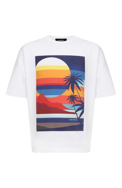 Мужская хлопковая футболка DSQUARED2, арт. S78GD0099/D20020