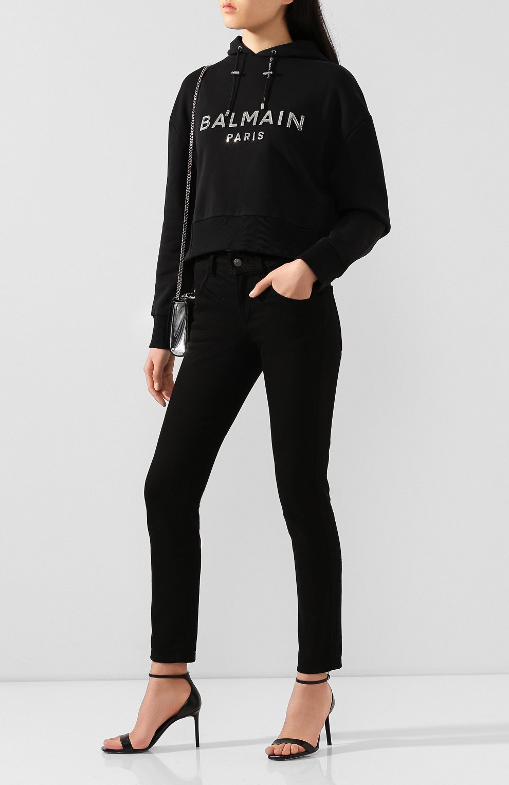Хлопковое худи BALMAIN, арт. TF03792/I419, фото 2