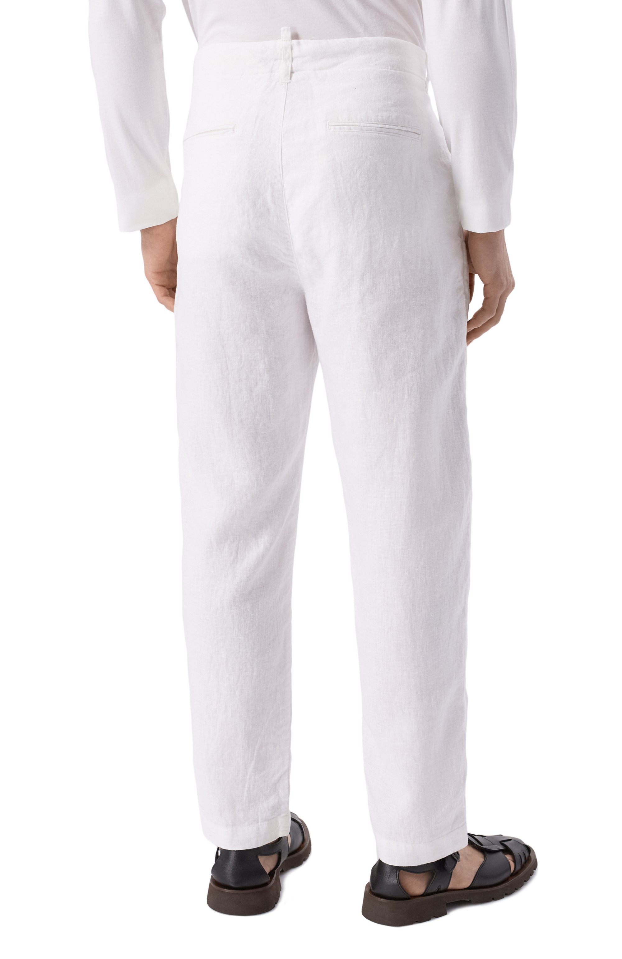 Льняные брюки HANNES ROETHER, арт. PA21PER.602/, фото 4