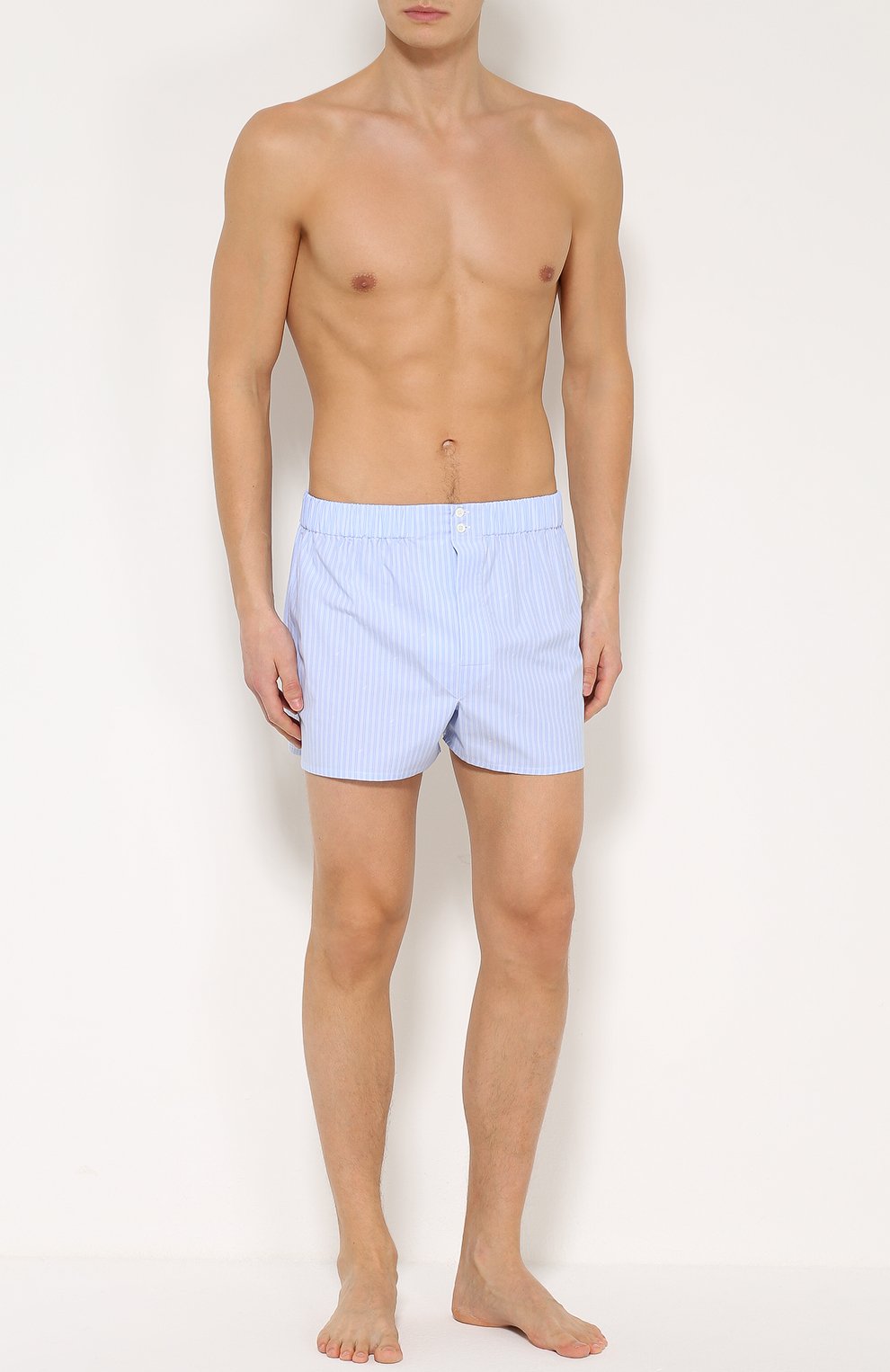 Хлопковые боксеры свободного кроя BRIONI голубого цвета по цене 38700 руб., арт. N1B1/0401A, фото 2 Хлопковые боксеры свободного кроя BRIONI, арт. N1B1/0401A, фото 2