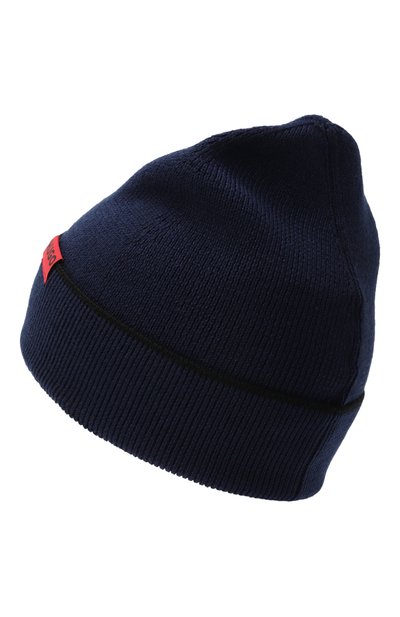 Комплект из шапки и шарфа HUGO темно-синего цвета по цене 13200 руб., арт. 50517757, фото 3 Комплект из шапки и шарфа HUGO, арт. 50517757, фото 3