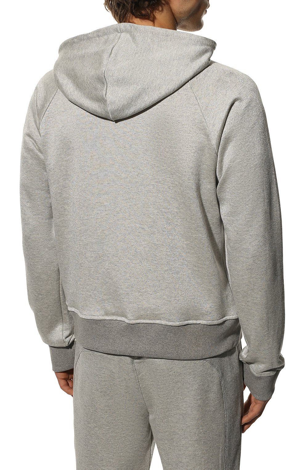 Хлопковая толстовка RTA, арт. MS22-A786-7288LTGRY, фото 4