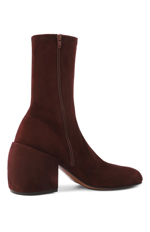 Замшевые ботильоны Dries Van Noten WS242-1298/153 Коричневый  WS242-1298/153 Фото 5