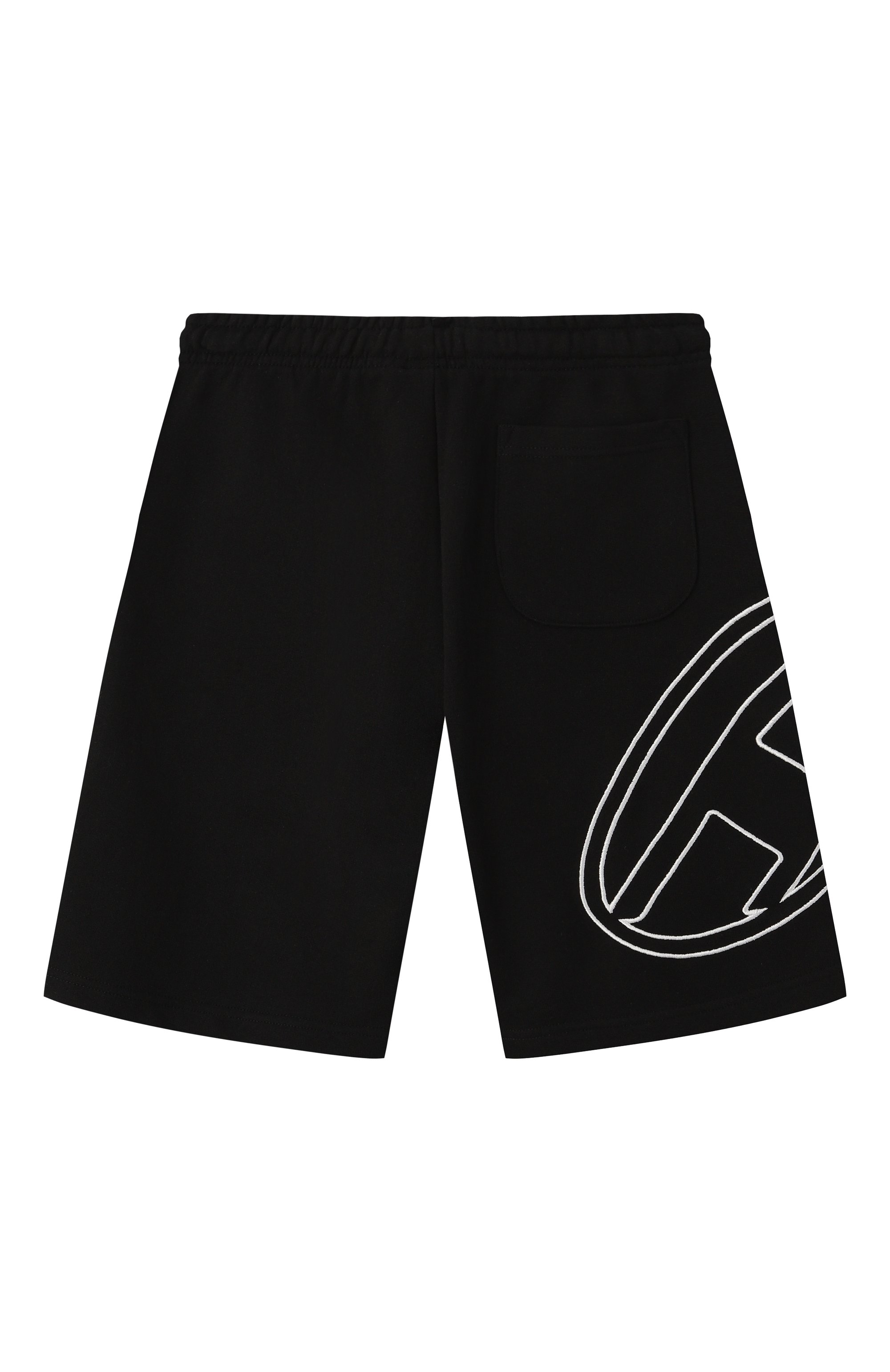 Хлопковые шорты DIESEL черного цвета по цене 15100 руб., арт. J02273/0GYCJ, фото 2 Хлопковые шорты DIESEL, арт. J02273/0GYCJ, фото 2