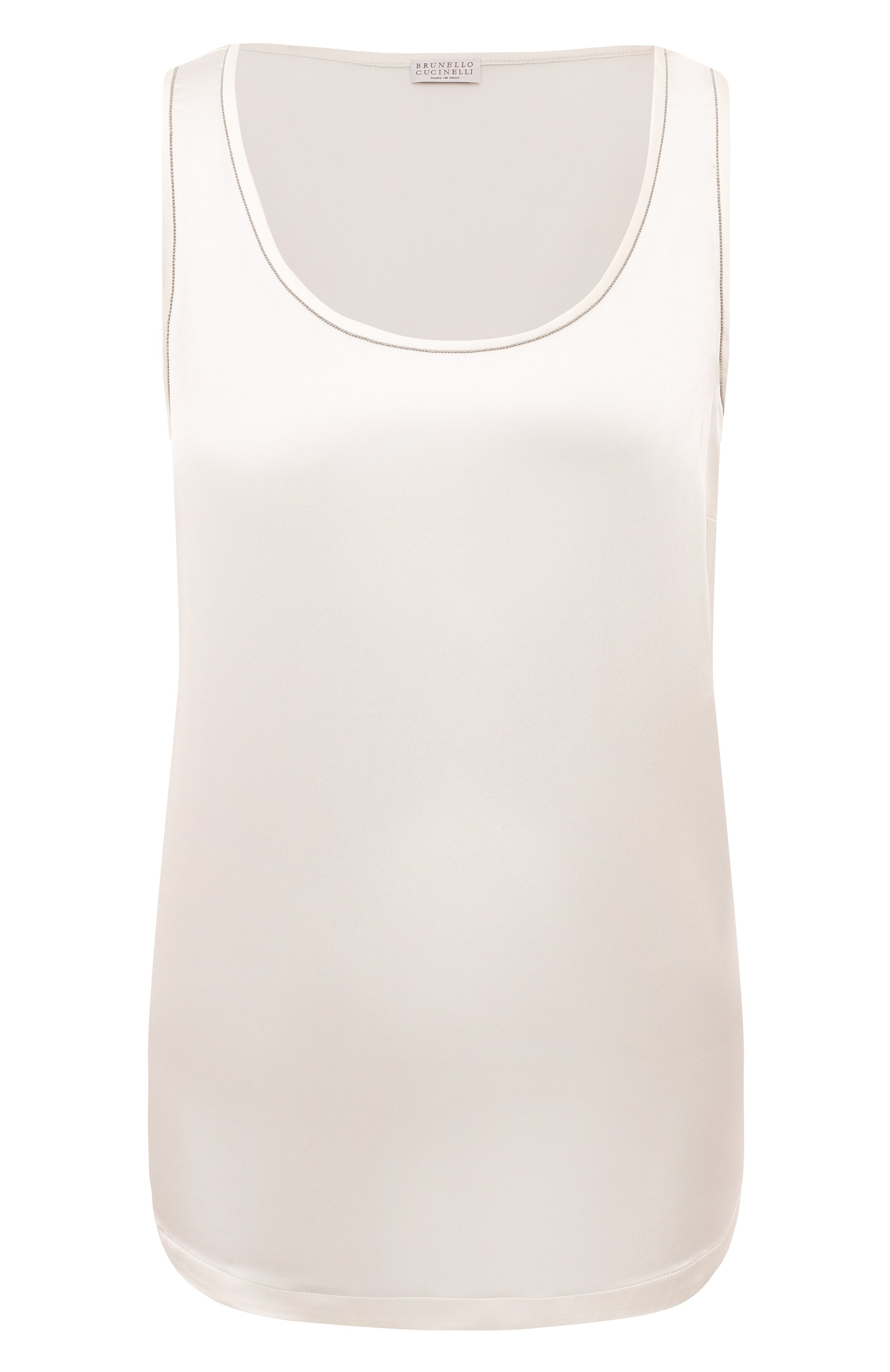 Шелковый топ BRUNELLO CUCINELLI, арт. M0C59B1009, фото 1