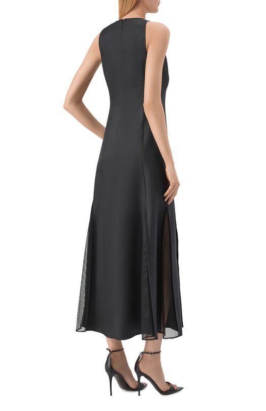 Шелковое платье Loulou de Saison IRAKA Чёрный  IRAKA Фото 3