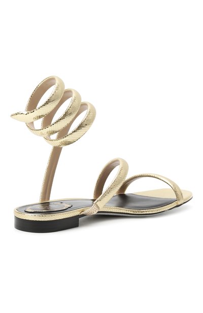 Кожаные сандалии cleopatra RENE CAOVILLA, арт. C11584-010/STPI, фото 5