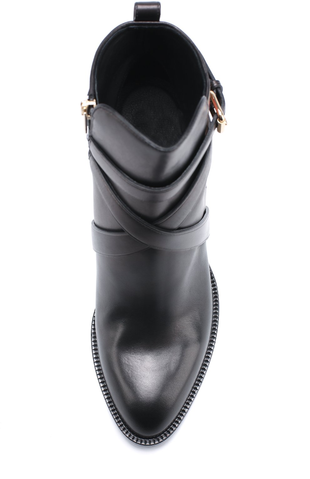 Кожаные ботильоны на устойчивом каблуке BURBERRY, арт. 4036482, фото 5