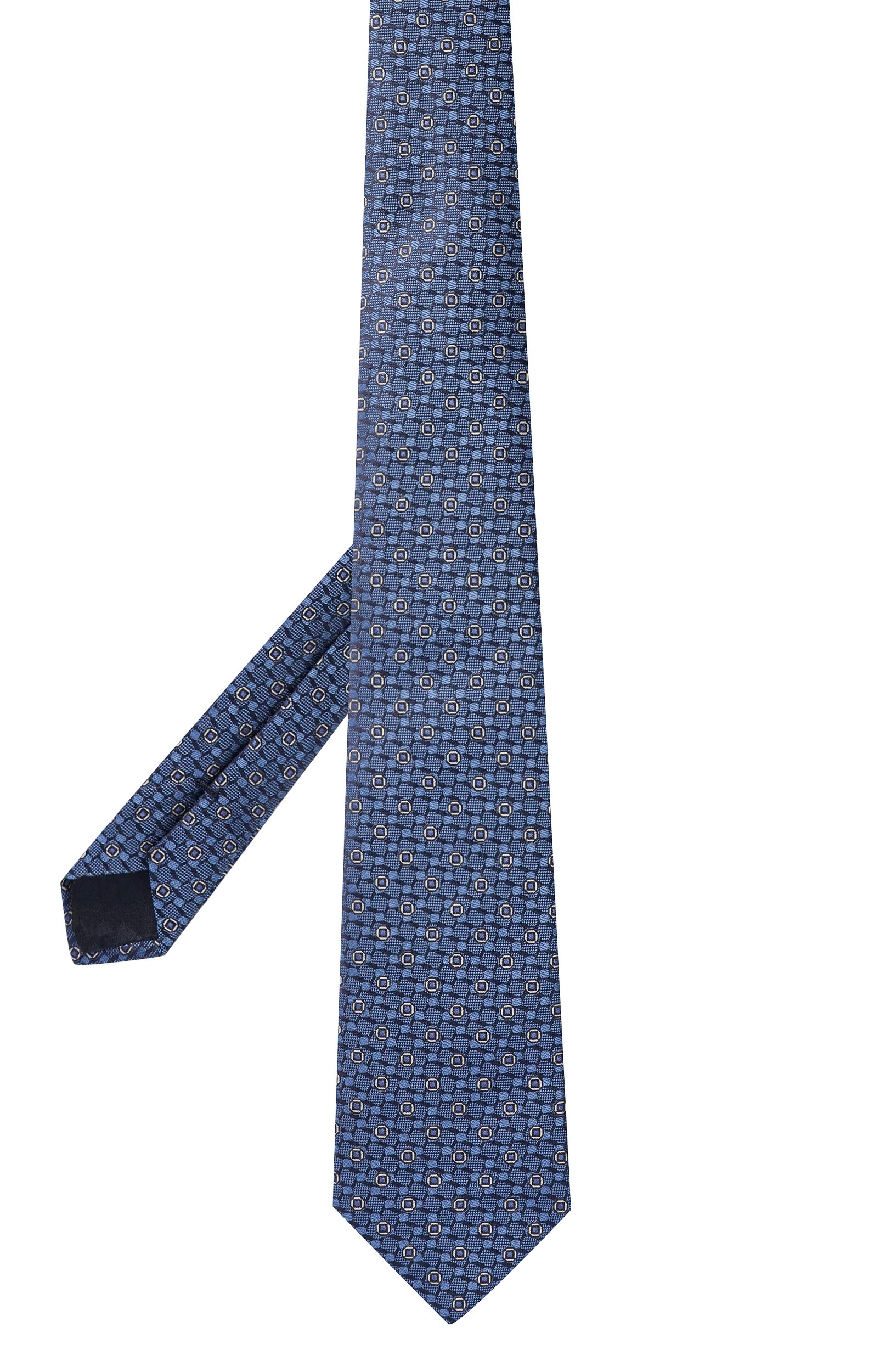 Шелковый галстук GIORGIO ARMANI синего цвета по цене 26450 руб., арт. GM000800/TE22456, фото 3 Шелковый галстук GIORGIO ARMANI, арт. GM000800/TE22456, фото 3