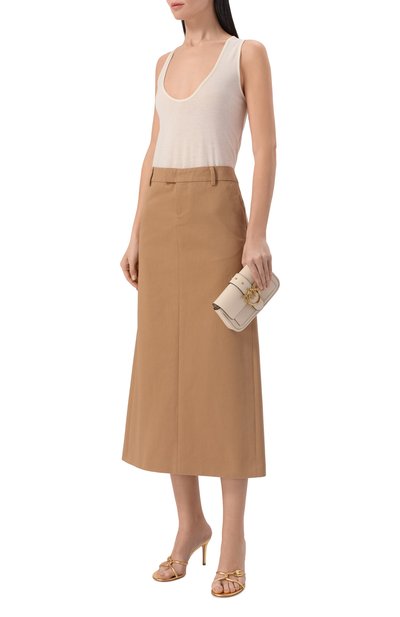 Сумка love one PINKO кремового цвета по цене 28950 руб., арт. 100061/A0F1, фото 3 Сумка love one PINKO, арт. 100061/A0F1, фото 3