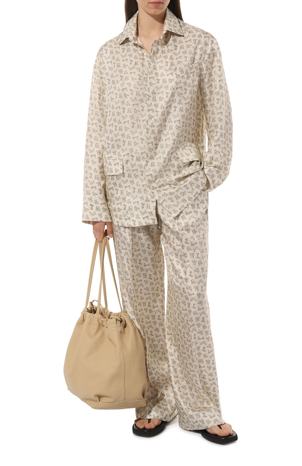 Шелковые брюки GOOROO, арт. P005-2000-9912-S23, фото 2