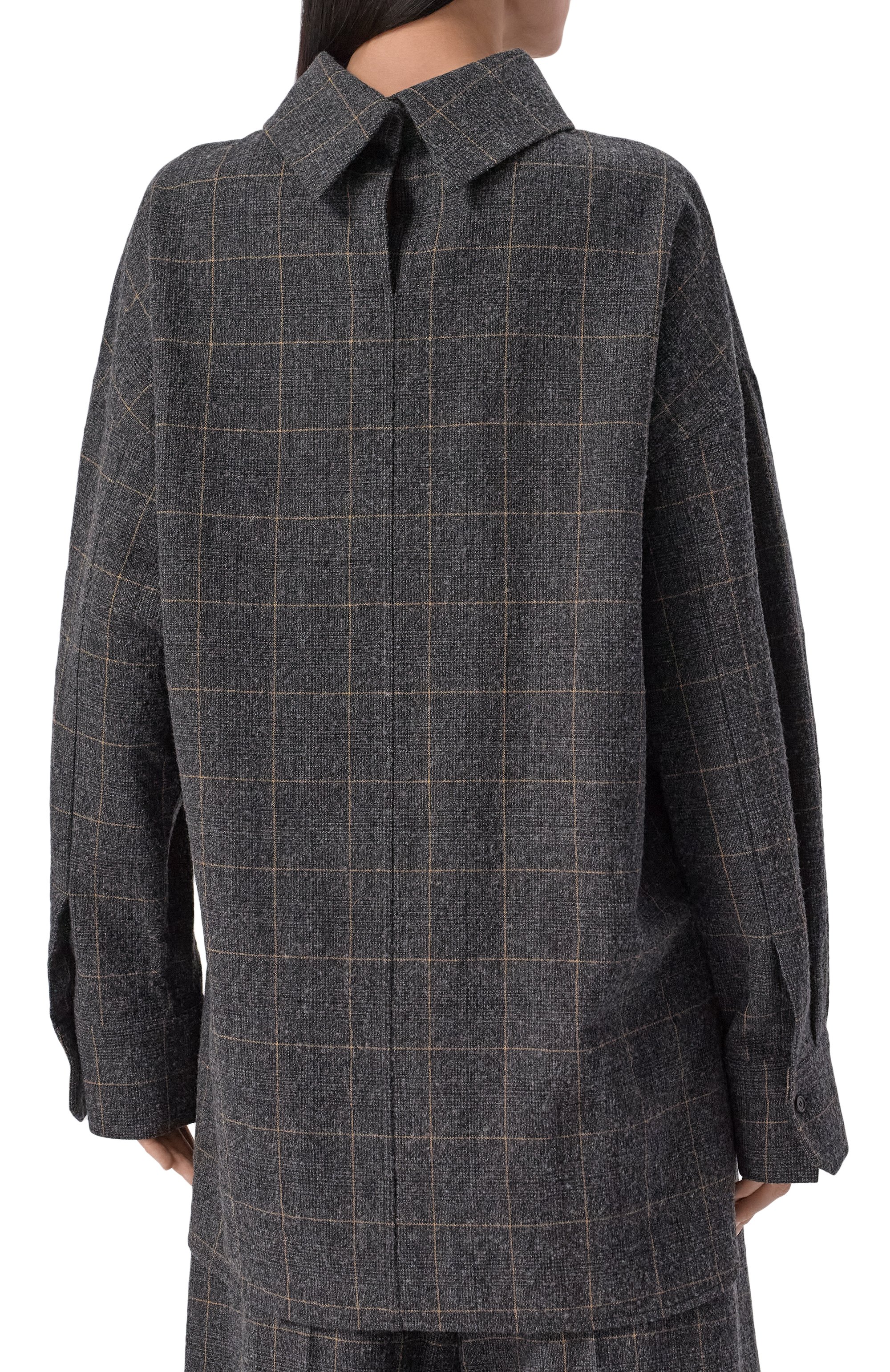 Рубашка из хлопка и шерсти JUUN.J, арт. JW4X64W01, фото 4