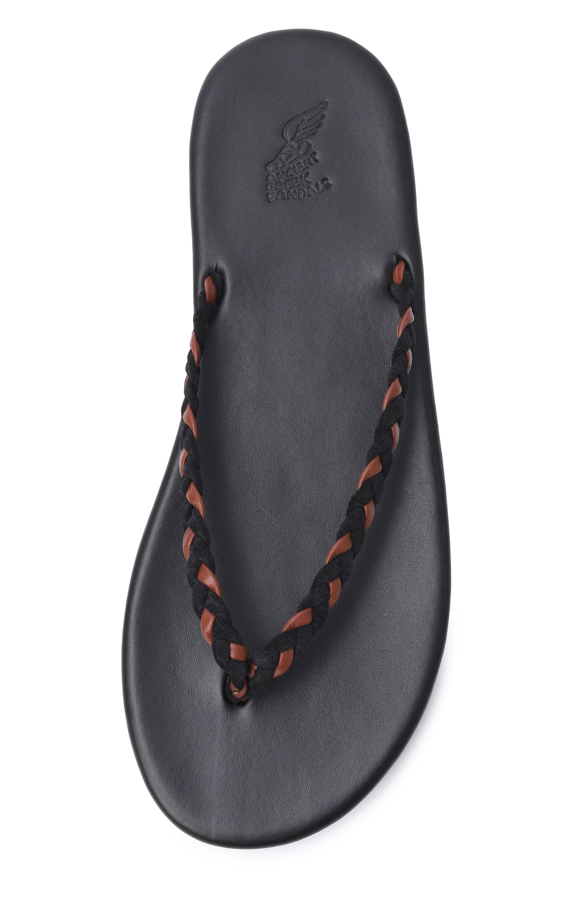 Замшевые шлепанцы saionara ANCIENT GREEK SANDALS черного цвета по цене 29700 руб., арт. SAI0NARA/CR0STA, фото 6 Замшевые шлепанцы saionara ANCIENT GREEK SANDALS, арт. SAI0NARA/CR0STA, фото 6