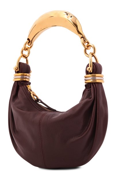 Сумка bracelet mini CHLOÉ бордового цвета по цене 329000 руб., арт. CH26SS626037, фото 4 Сумка bracelet mini CHLOÉ, арт. CH26SS626037, фото 4