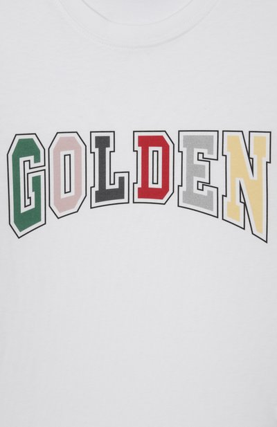 Хлопковая футболка GOLDEN GOOSE DELUXE BRAND, арт. GKP01403.P001960, фото 3