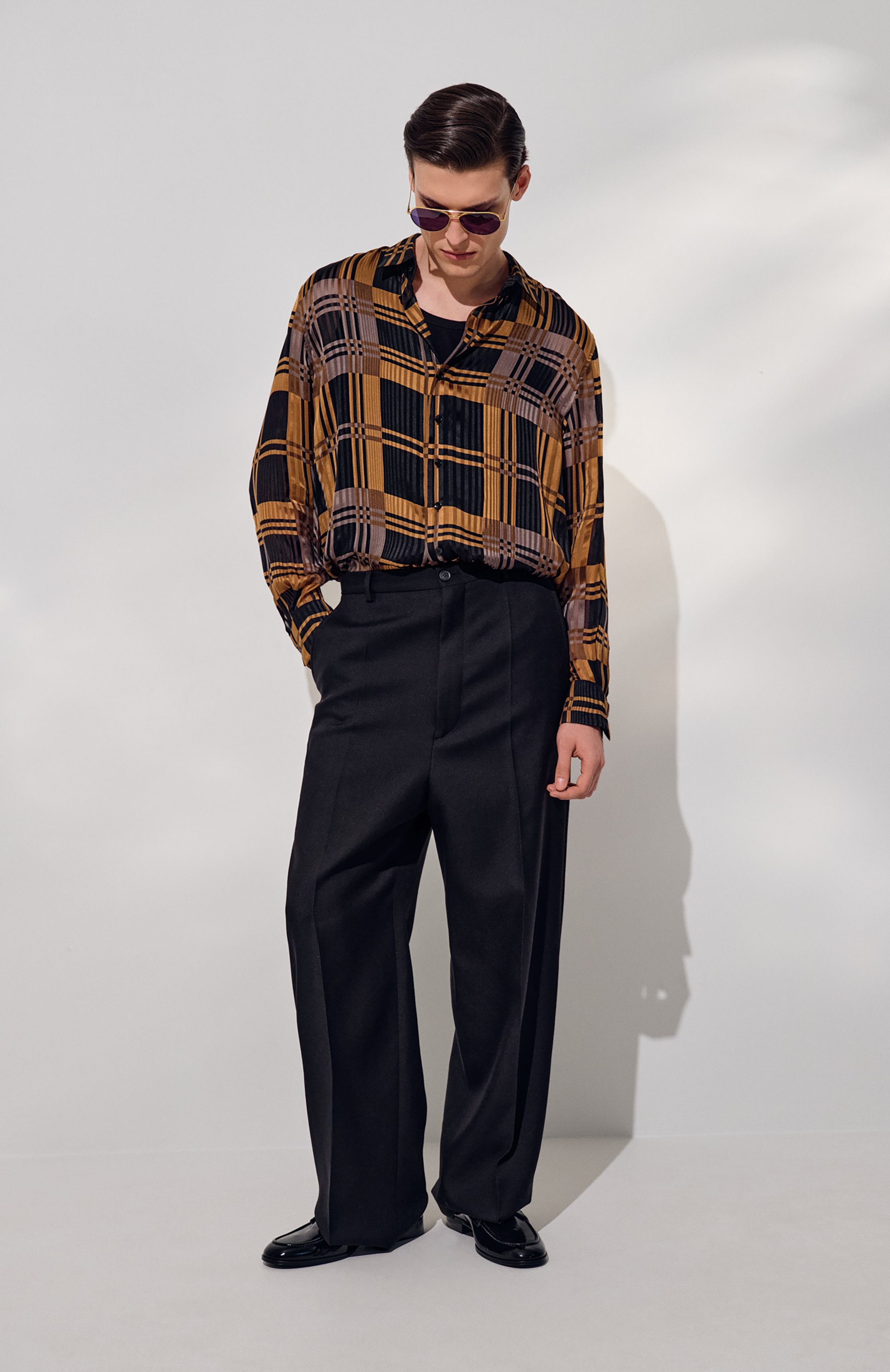 Шерстяные брюки BALENCIAGA, арт. 814569/TKT29, фото 7