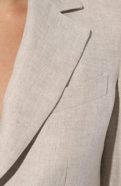 Льняной жакет ELEVENTY, арт. G80GIAG02 TES0G079, фото 5