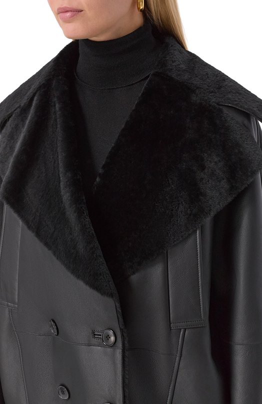 Дубленка из овчины MVST M25.1PW.F002/TEMPESTA MAT PE Чёрный  M25.1PW.F002/TEMPESTA MAT PE Фото 5