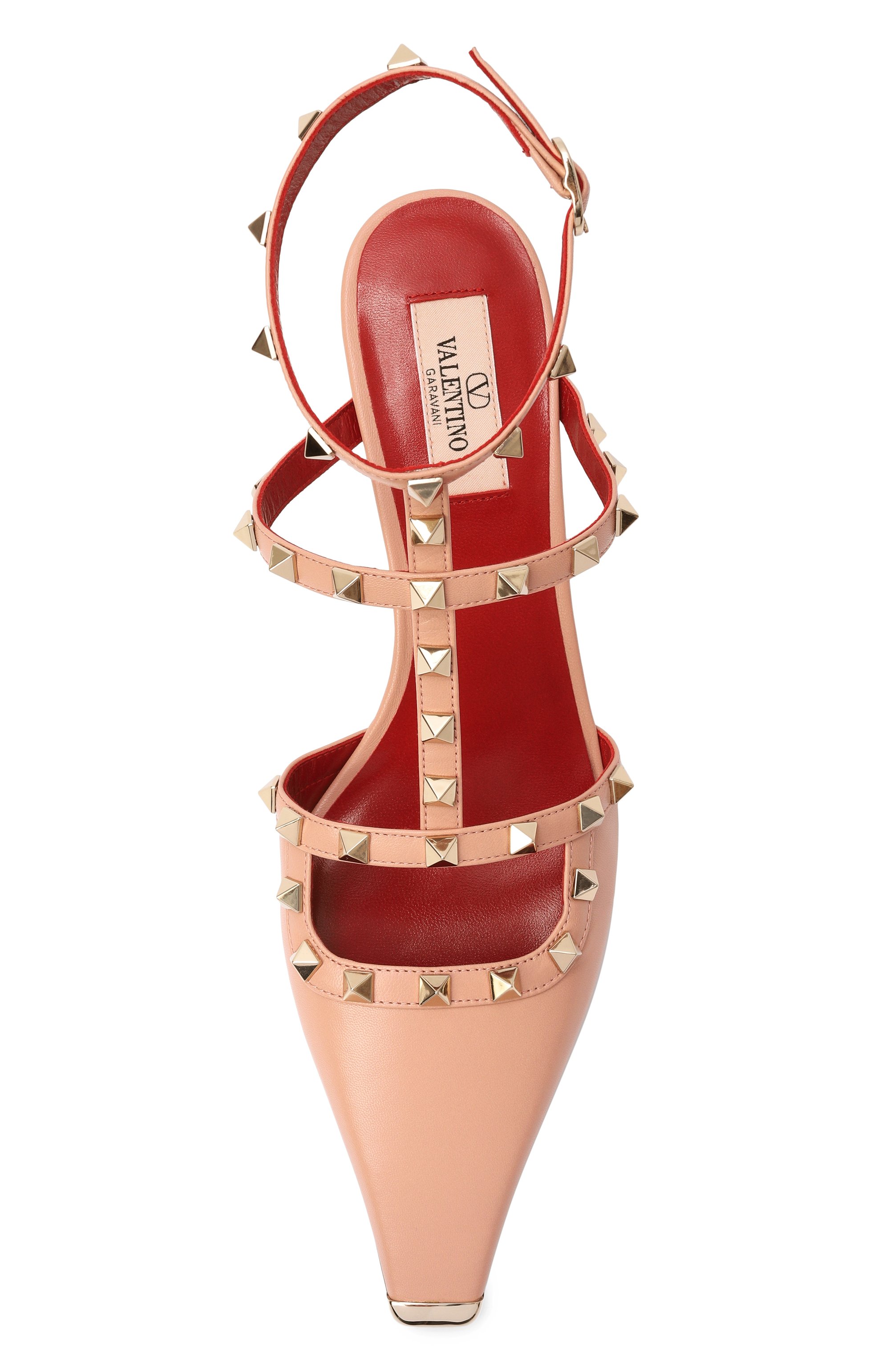 Кожаные туфли rockstud 40 VALENTINO бежевого цвета по цене 129500 руб., арт. 9W2S0PV0/WZD, фото 6 Кожаные туфли rockstud 40 VALENTINO, арт. 9W2S0PV0/WZD, фото 6