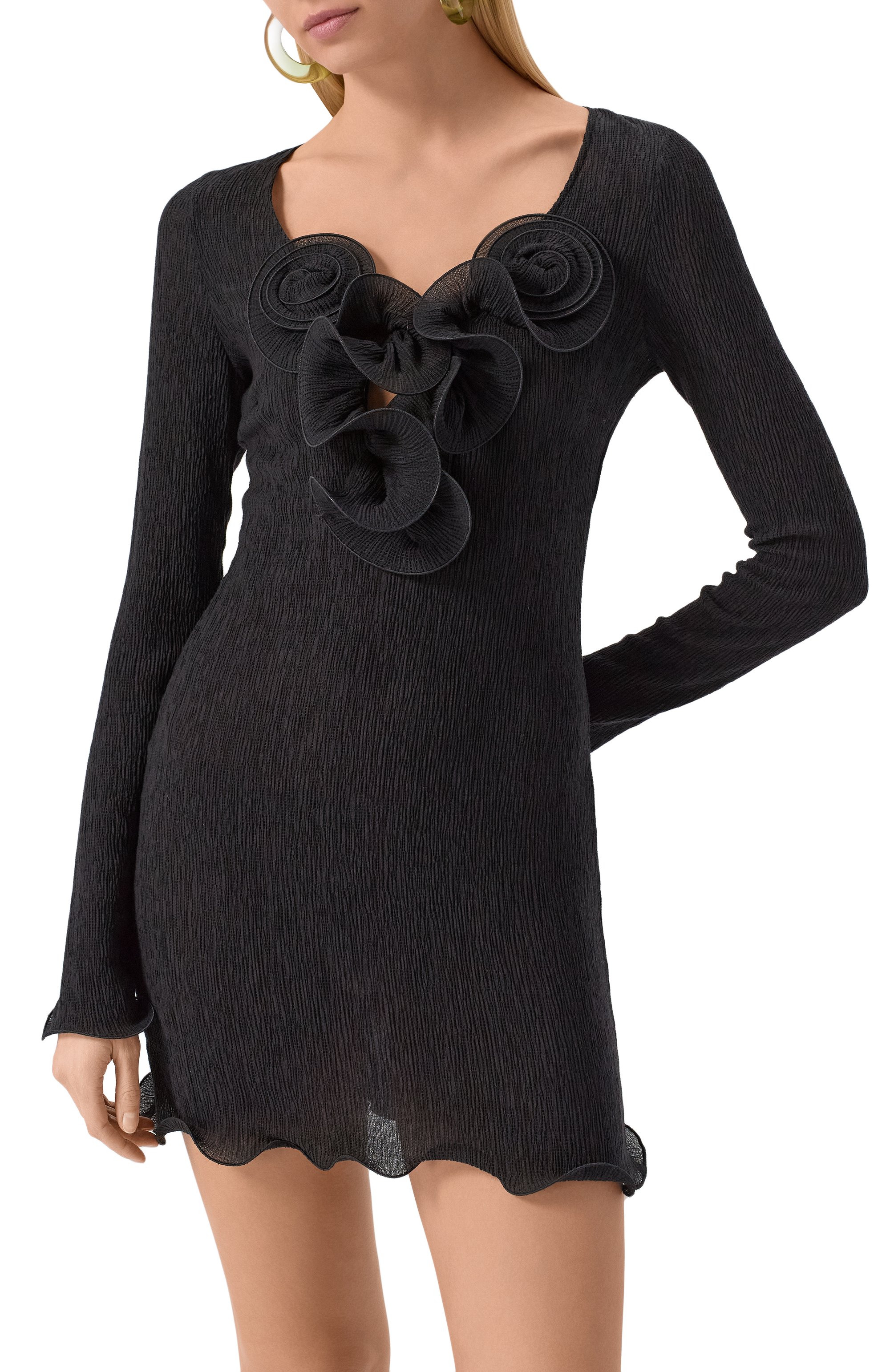 Платье MAGDA BUTRYM черного цвета по цене 136000 руб., арт. 304525, фото 3 Платье MAGDA BUTRYM, арт. 304525, фото 3