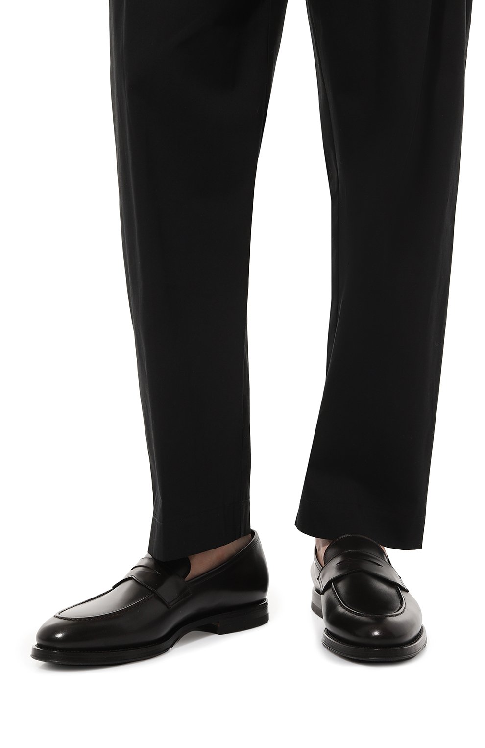 Кожаные пенни-лоферы W.GIBBS, арт. 0354003/C0RTINA, фото 3