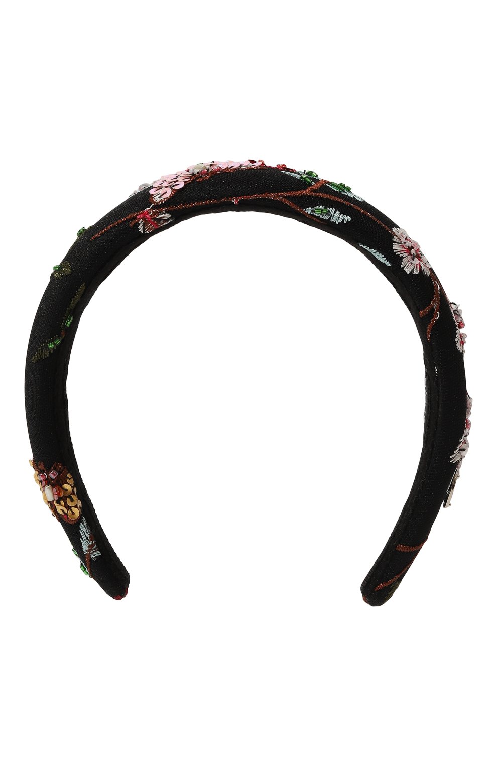 Ободок для волос PANFIL черного цвета по цене 15000 руб., арт. 0-GIP-FLW-D, фото 1 Ободок для волос PANFIL, арт. 0-GIP-FLW-D, фото 1