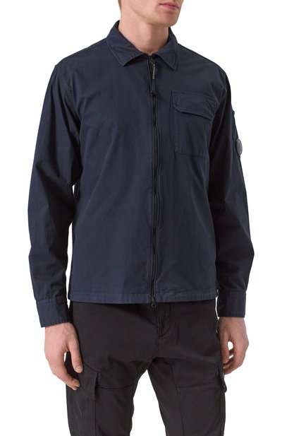 Хлопковая куртка-рубашка C.P. COMPANY, арт. 18CM0S124A110143G, фото 3