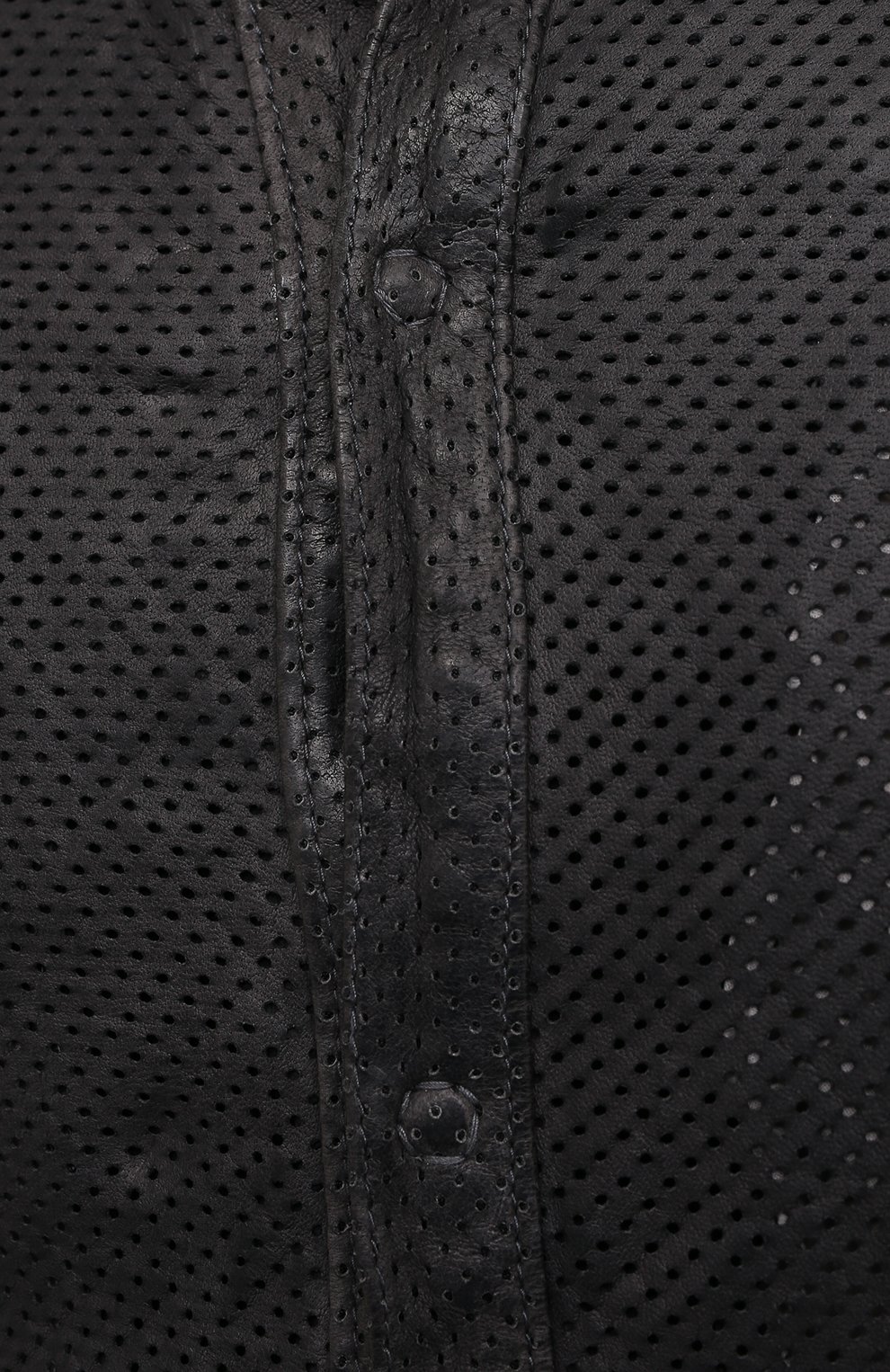 Кожаная рубашка GIORGIO BRATO темно-серого цвета по цене 89950 руб., арт. GU21S1002HL136, фото 5 Кожаная рубашка GIORGIO BRATO, арт. GU21S1002HL136, фото 5