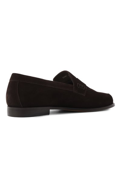 Замшевые пенни-лоферы DOUCAL'S, арт. DU3397MARIUY009T, фото 5