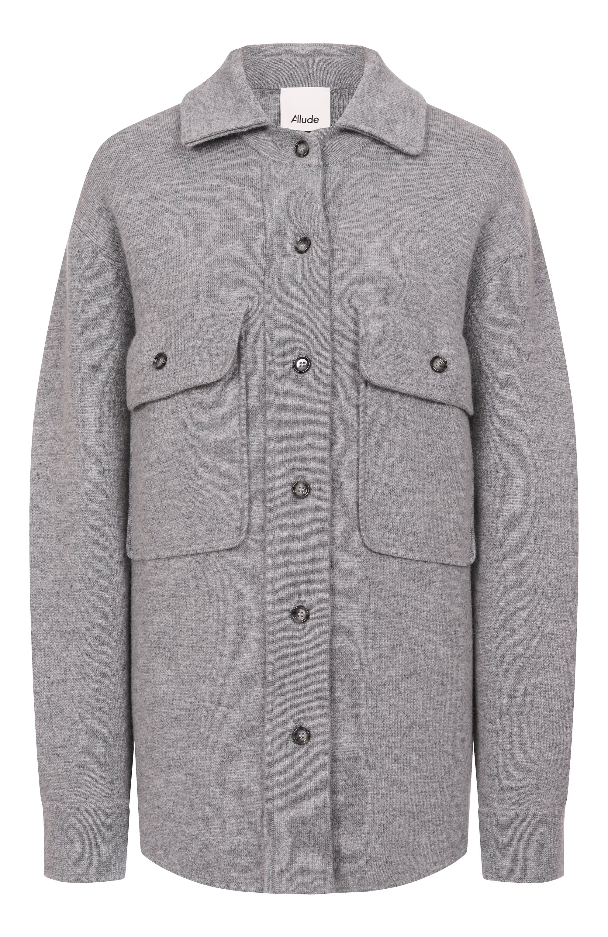 Рубашка из шерсти и кашемира ALLUDE, арт. 255/17615, фото 1