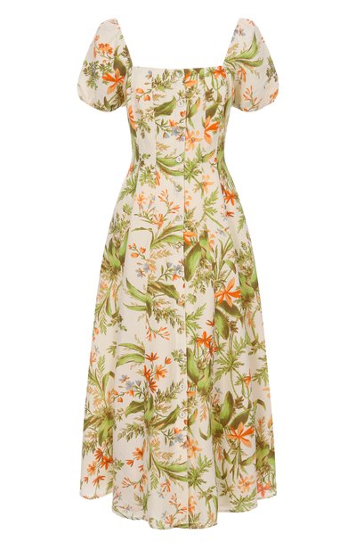 Женское платье из шелка и льна PAIGE, арт. 1J06P61-B803