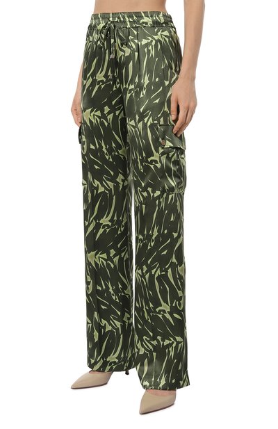 Шелковые брюки-карго KITON, арт. D57114K0978C, фото 3