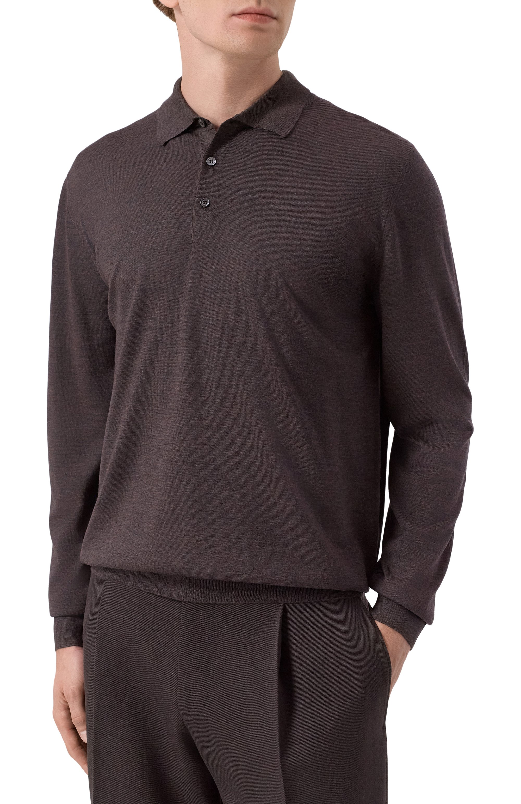 Шерстяное поло CORNELIANI, арт. 26M529-2625126, фото 3