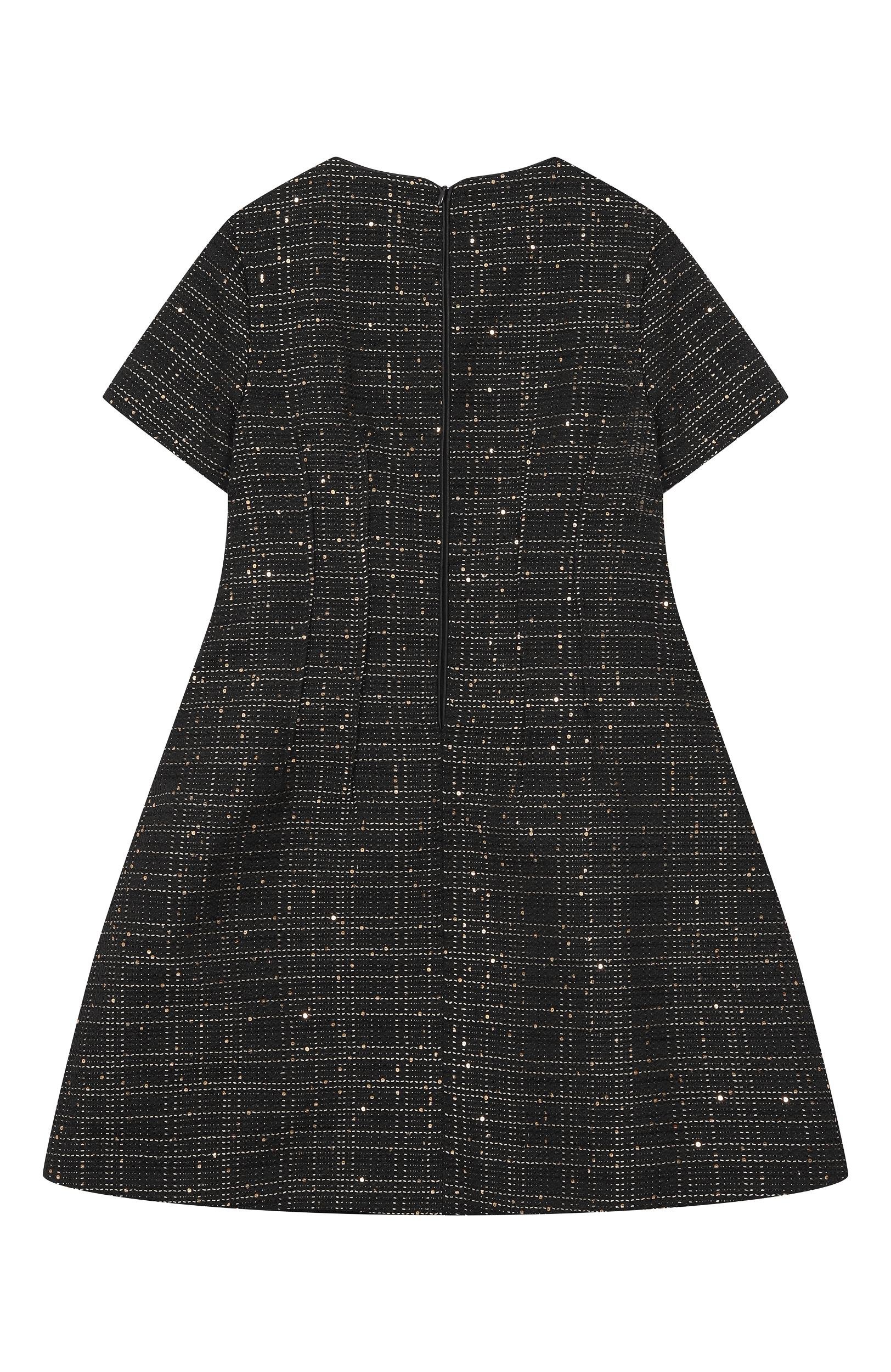 Платье ELIE SAAB JUNIOR черного цвета по цене 73350 руб., арт. EFAB145 V1/TS1045_001, фото 2 Платье ELIE SAAB JUNIOR, арт. EFAB145 V1/TS1045_001, фото 2