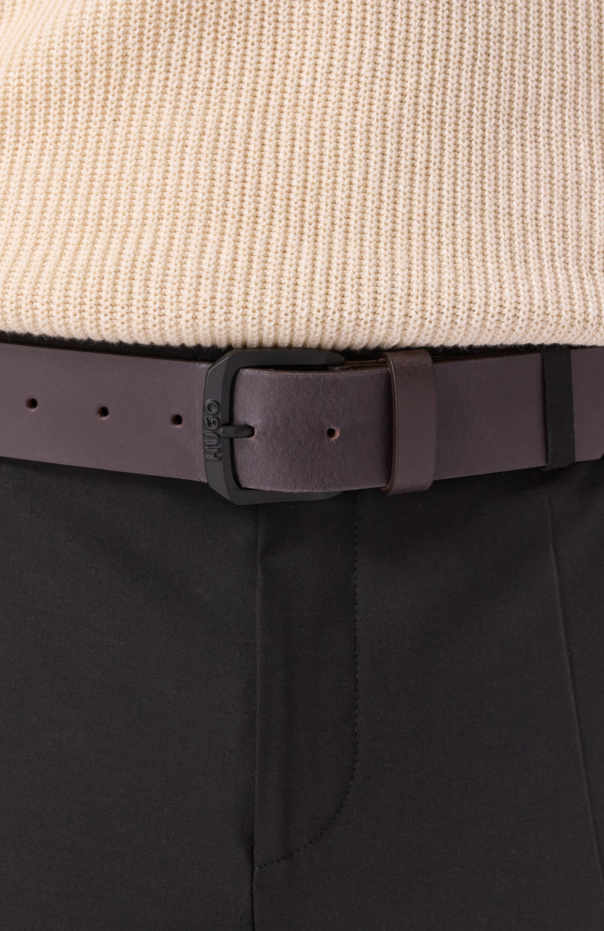 Кожаный ремень HUGO BLUE, арт. 50522621, фото 2