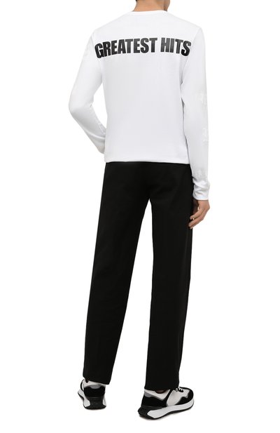 Хлопковый лонгслив RTA, арт. MF21-A094-7161WHTGT, фото 2