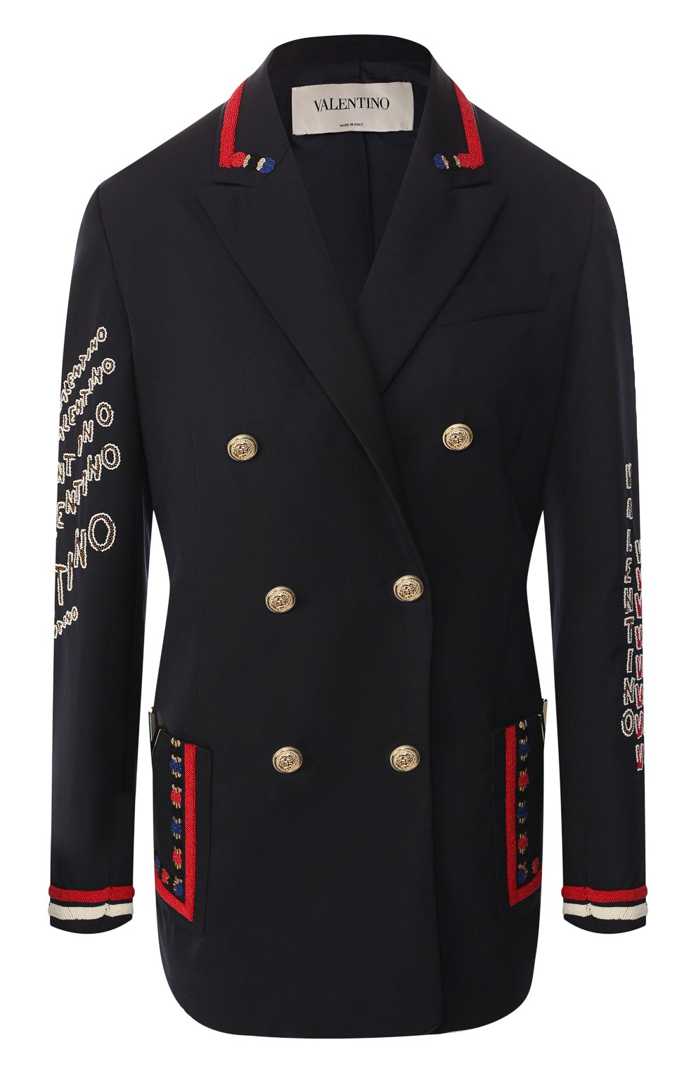 Шерстяной жакет VALENTINO, арт. RB3CE1H54FD, фото 1