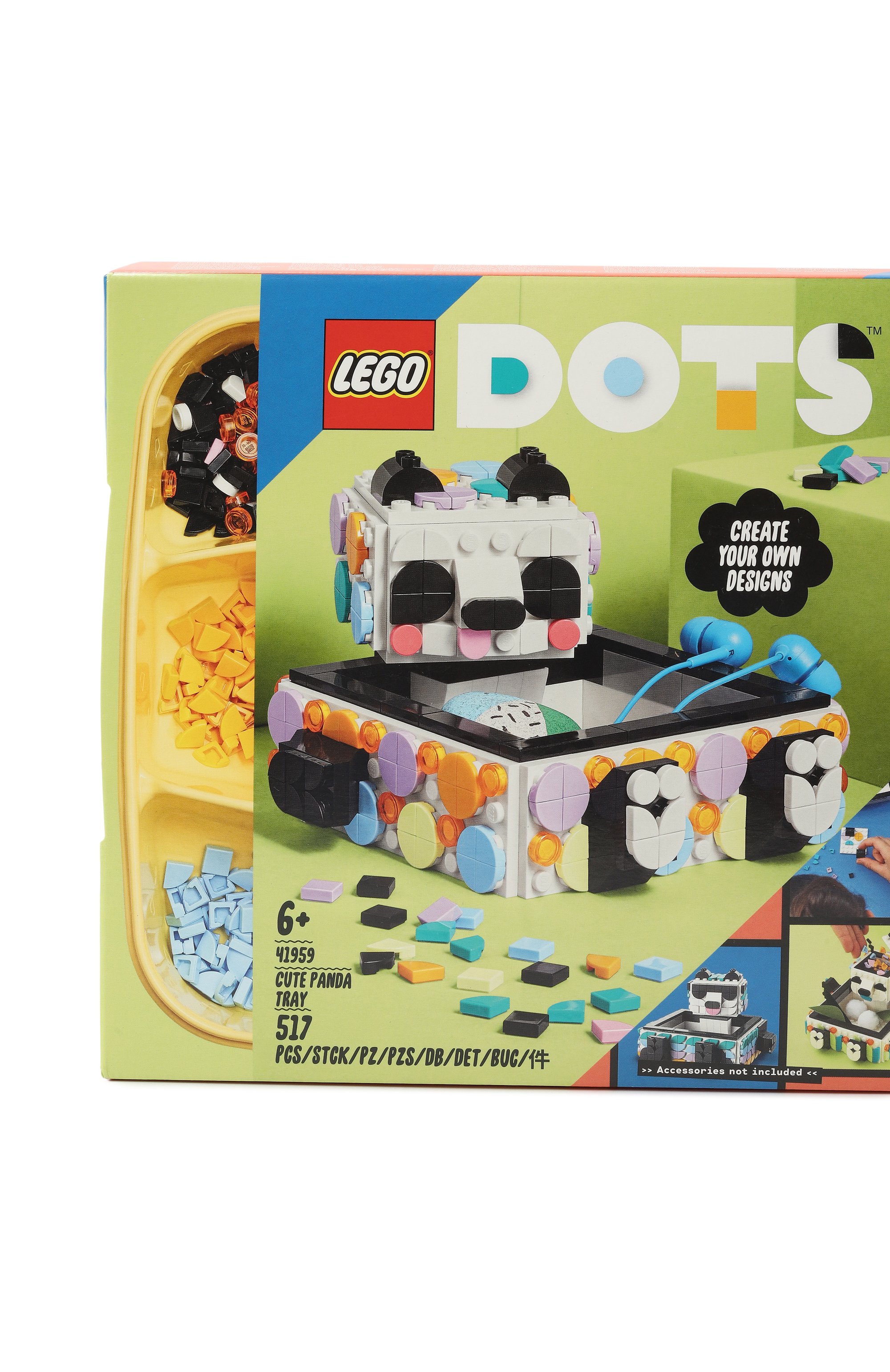 Набор для творчества cute panda tray LEGO, арт. 41959, фото 4