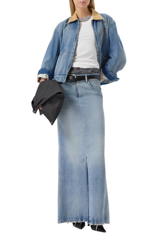 Джинсовая юбка Maison Margiela S51MI0006/S30383 Голубой  S51MI0006/S30383 Фото 2