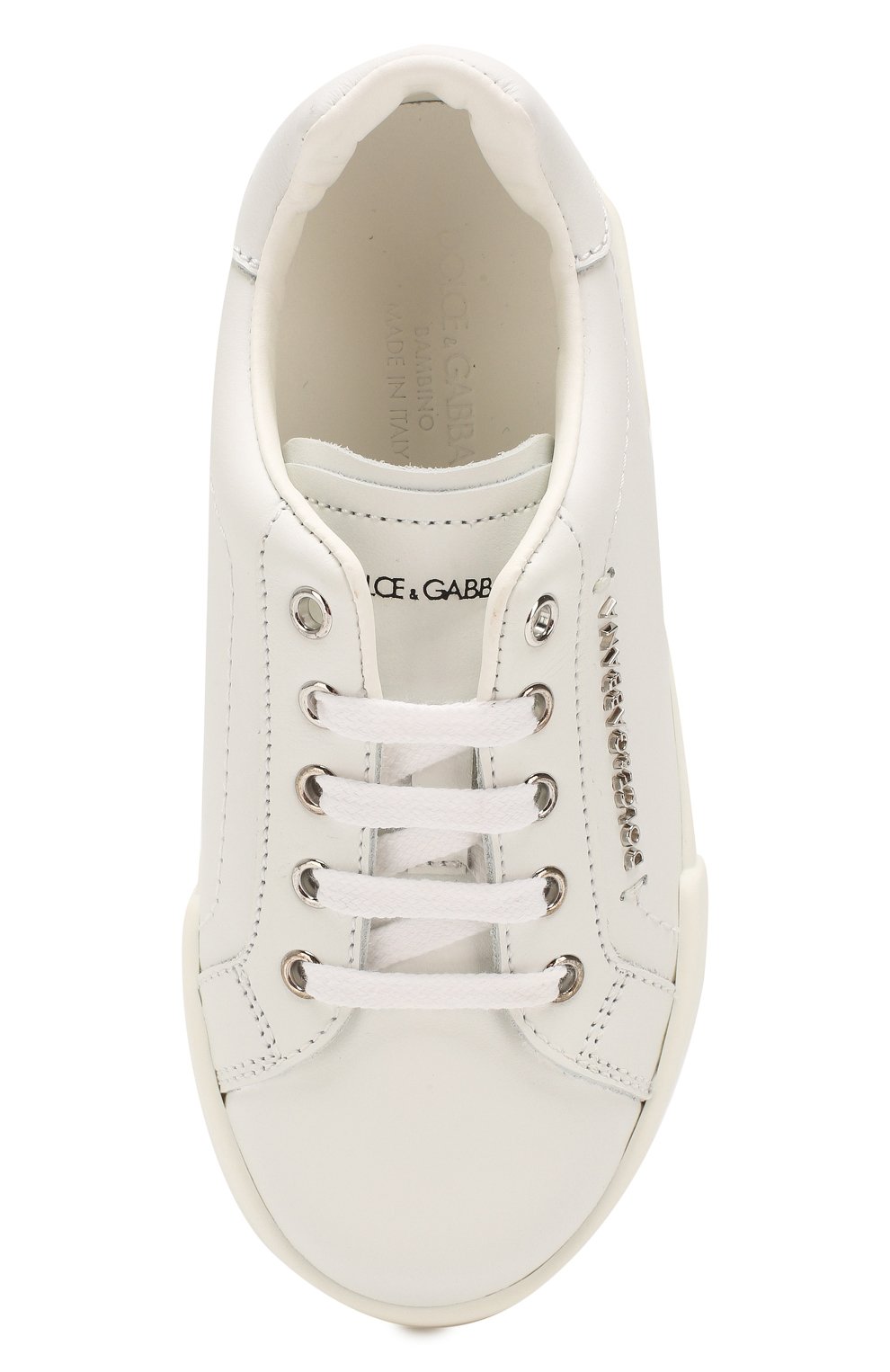 Кожаные кеды DOLCE & GABBANA, арт. DA0724/A3444/37-39, фото 4