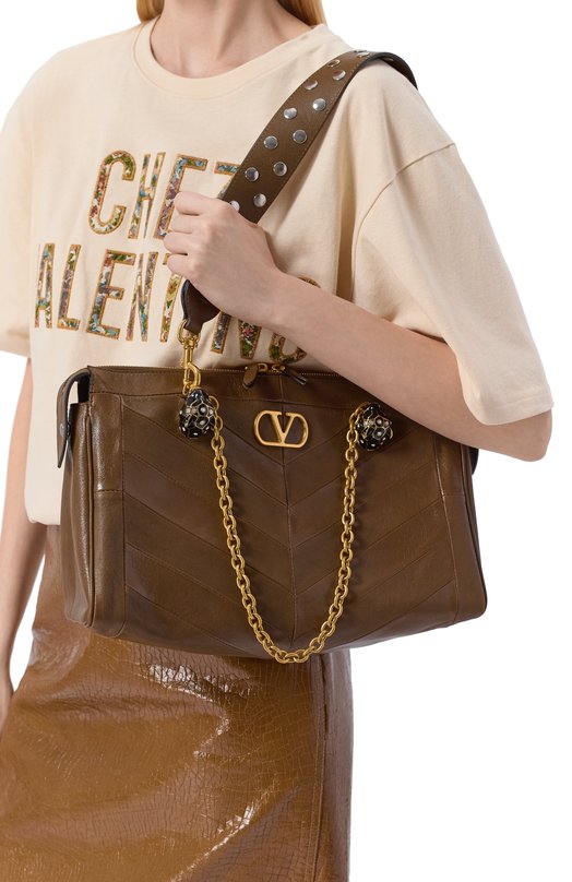 Сумка Panthea medium Valentino 8W2B0S70/UYF Коричневый  8W2B0S70/UYF Фото 2