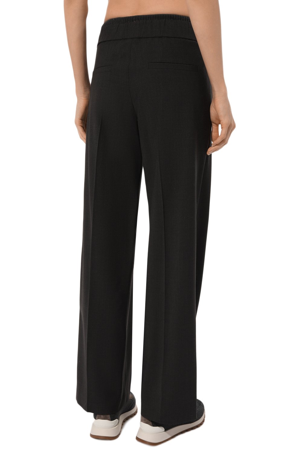 Шерстяные брюки BRUNELLO CUCINELLI, арт. M0W07P8776, фото 4