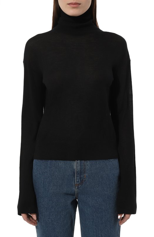 Кашемировая водолазка Helmut Lang N10HW701 Чёрный  N10HW701 Фото 3