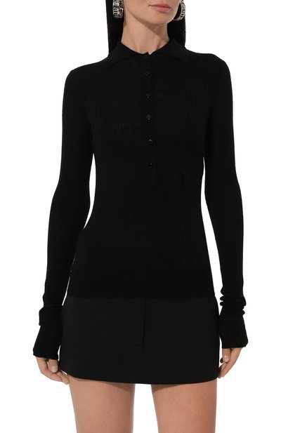 Кашемировое поло THE ATTICO, арт. 248WCK112, фото 3