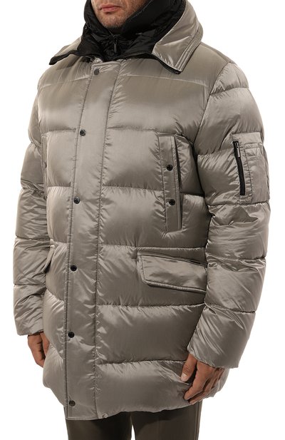 Пуховик grima-sh MOORER серого цвета по цене 299500 руб., арт. AMIR-SH_AMIR-INNER-SH_SET1, фото 3 Пуховик grima-sh MOORER, арт. AMIR-SH_AMIR-INNER-SH_SET1, фото 3