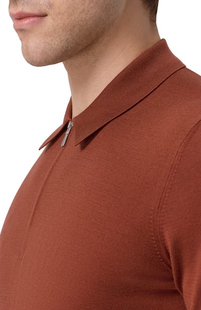 Поло из шелка и хлопка GRAN SASSO, арт. 43166/16290, фото 5