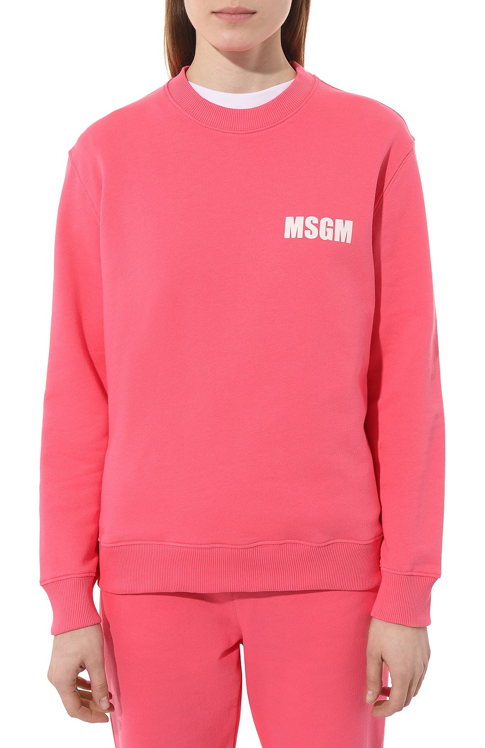 Хлопковый свитшот MSGM, арт. 3441MDM103 237000, фото 3