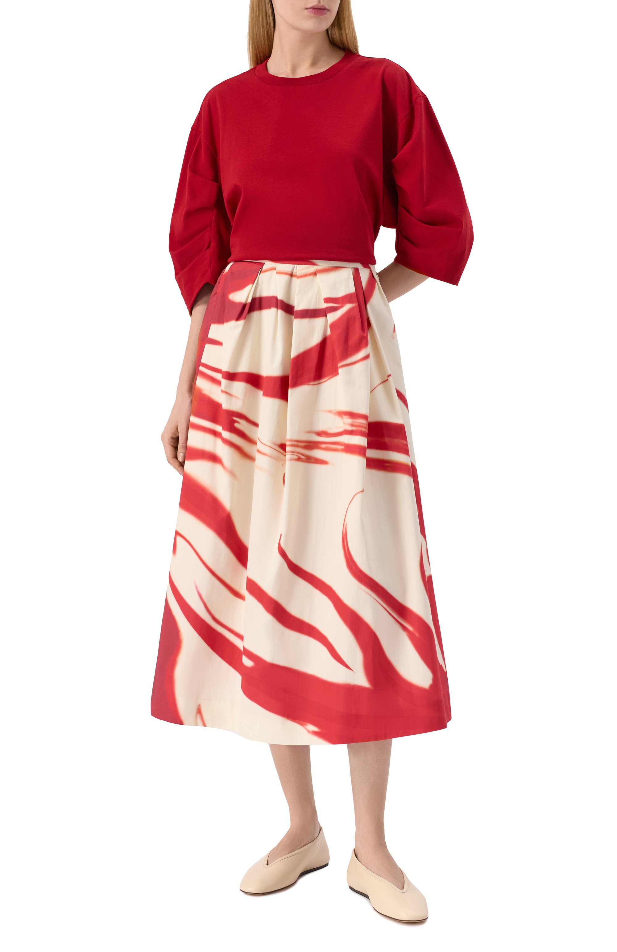 Хлопковая юбка DRIES VAN NOTEN, арт. 251-010820-1036, фото 2