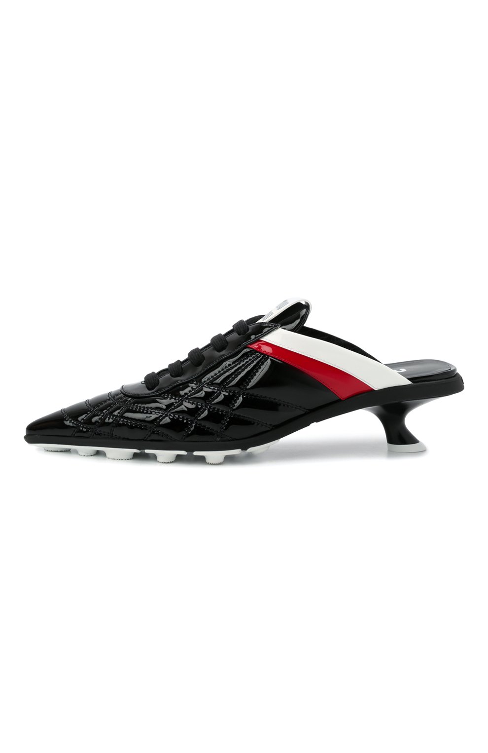 Кожаные мюли MIU MIU, арт. 5E523D-46J-F0N98-055, фото 3