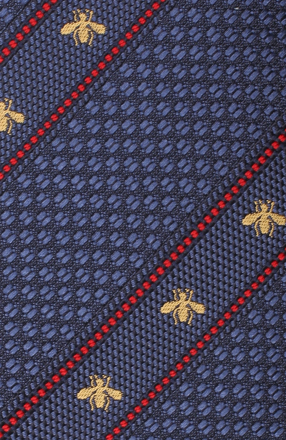 Шелковый галстук GUCCI синего цвета по цене 28800 руб., арт. 451528/4E002, фото 3 Шелковый галстук GUCCI, арт. 451528/4E002, фото 3